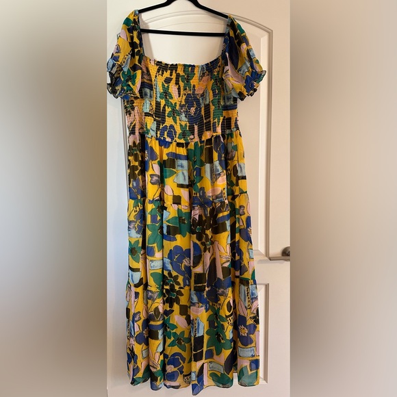 kathy ireland Dresses & Skirts - Kathy Ireland Multicolor Floral Midi Skirt